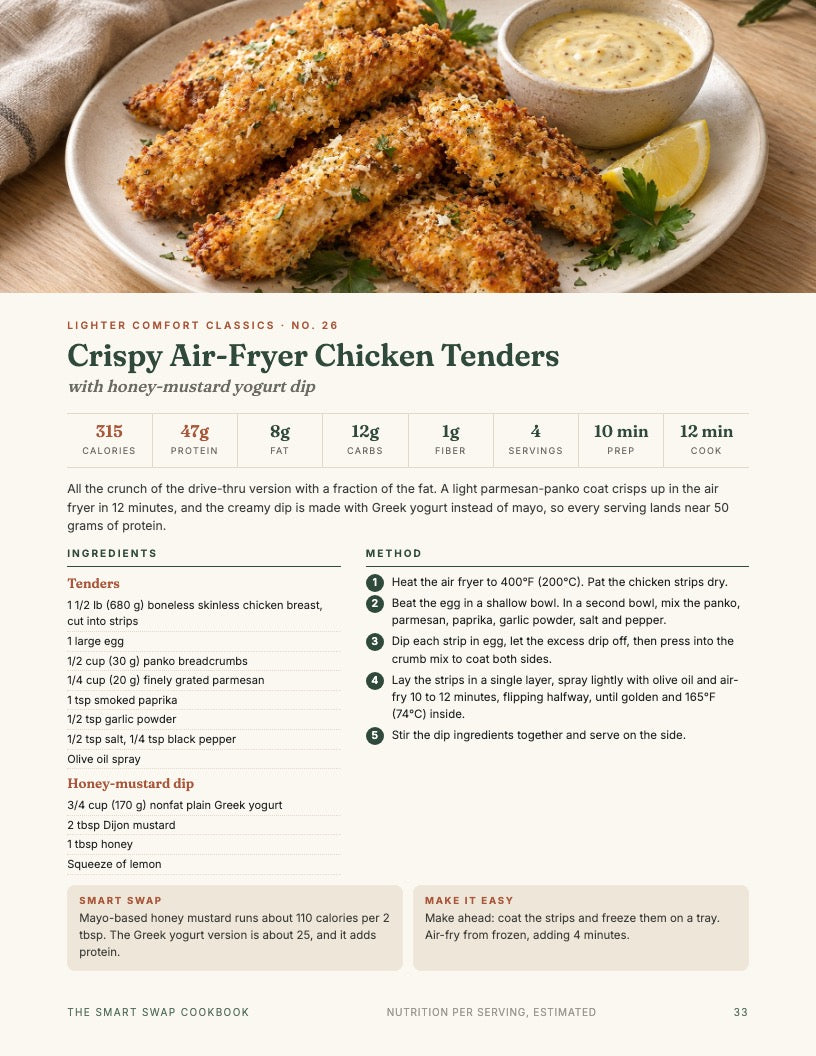 A recipe page from the book