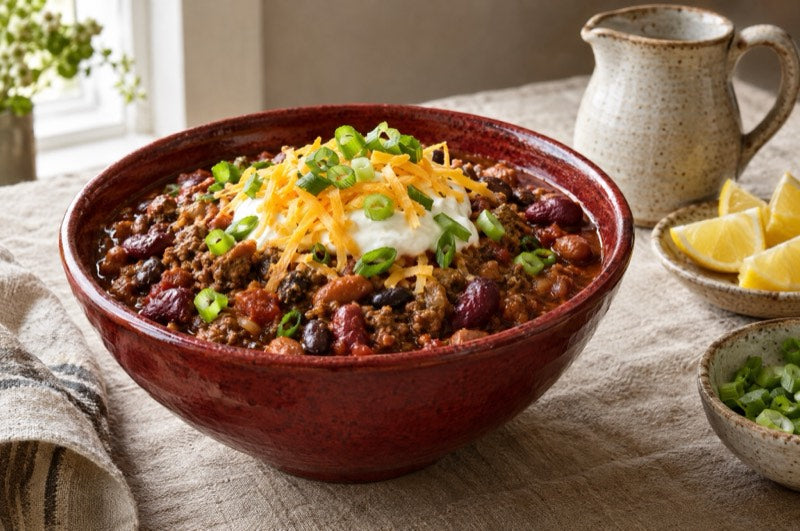 Lean Beef & Three-Bean Chili